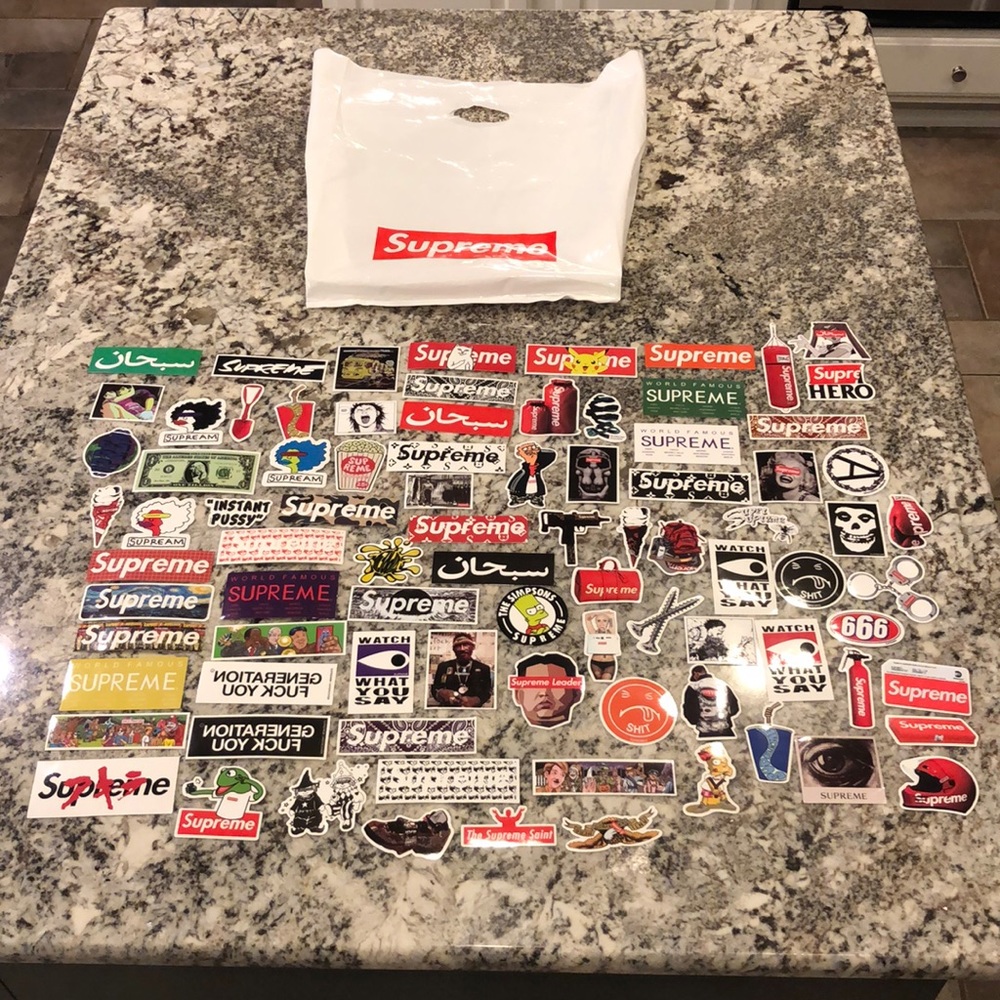 Supreme stickers